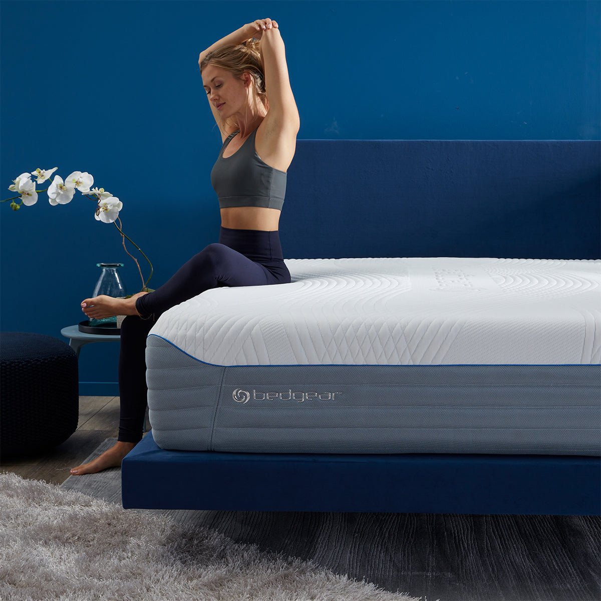 Bedgear H6 Hybrid Performance Mattress - Cooling Memory Foam & Innerspring - Prioka