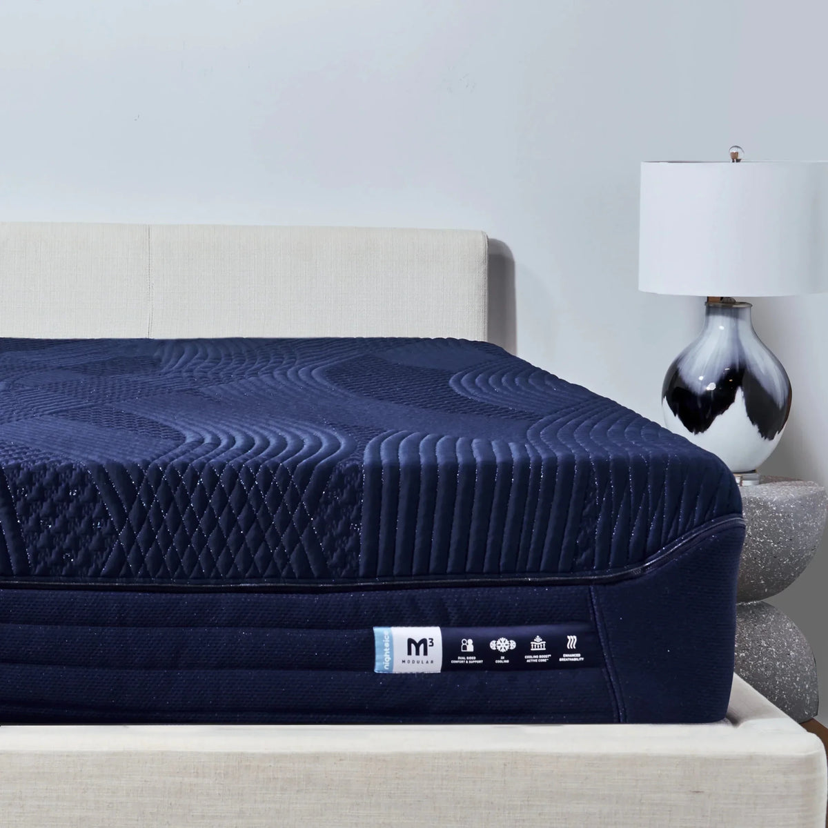 Bedgear M3 Night Ice Performance® Mattress - Modular Hybrid with Dual-Sided Cooling - Prioka