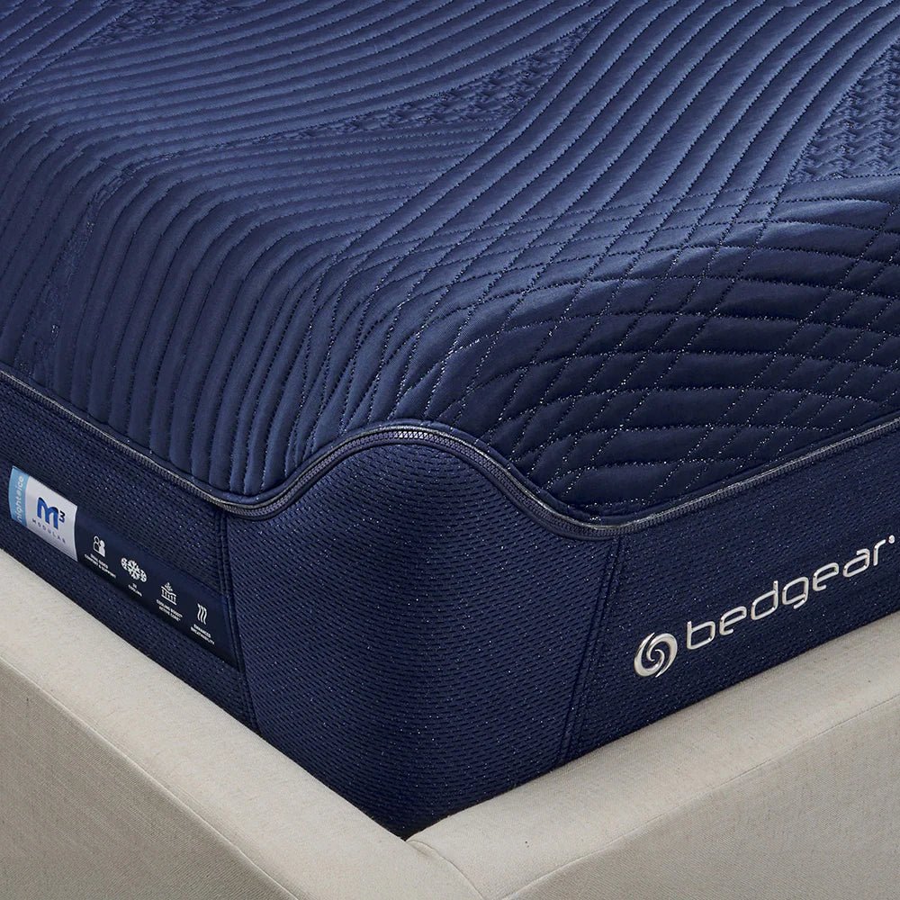 Bedgear M3 Night Ice Performance® Mattress - Modular Hybrid with Dual-Sided Cooling - Prioka