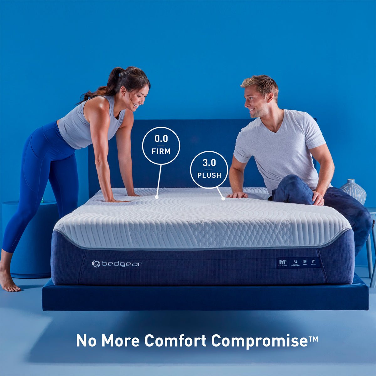 Bedgear M3 Performance Mattress - Customizable Modular Design - Prioka