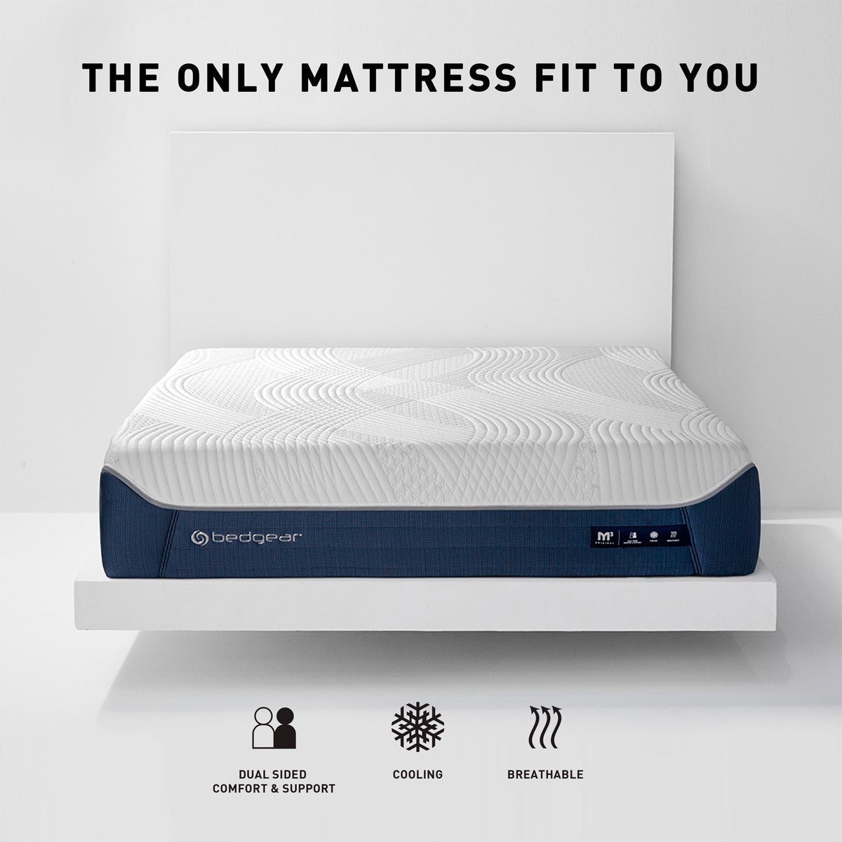 Bedgear M3 Performance Mattress - Customizable Modular Design - Prioka