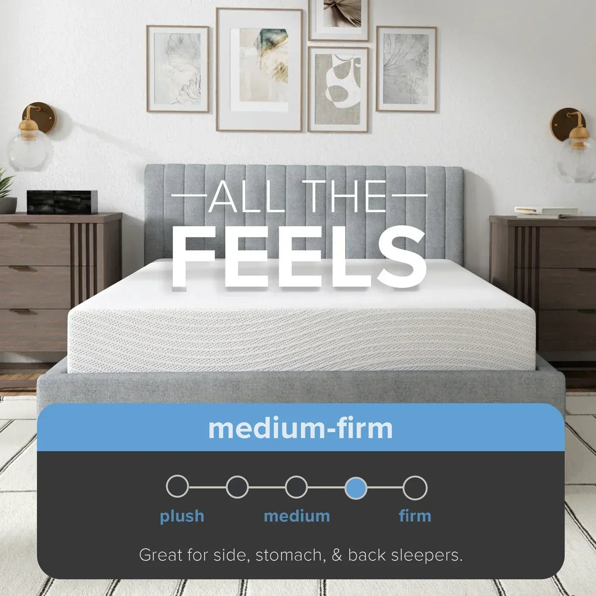 Bedplanet 10” EcoCore Origin Soy-Based Mattress – Eco-Friendly & Medium Firm - Prioka