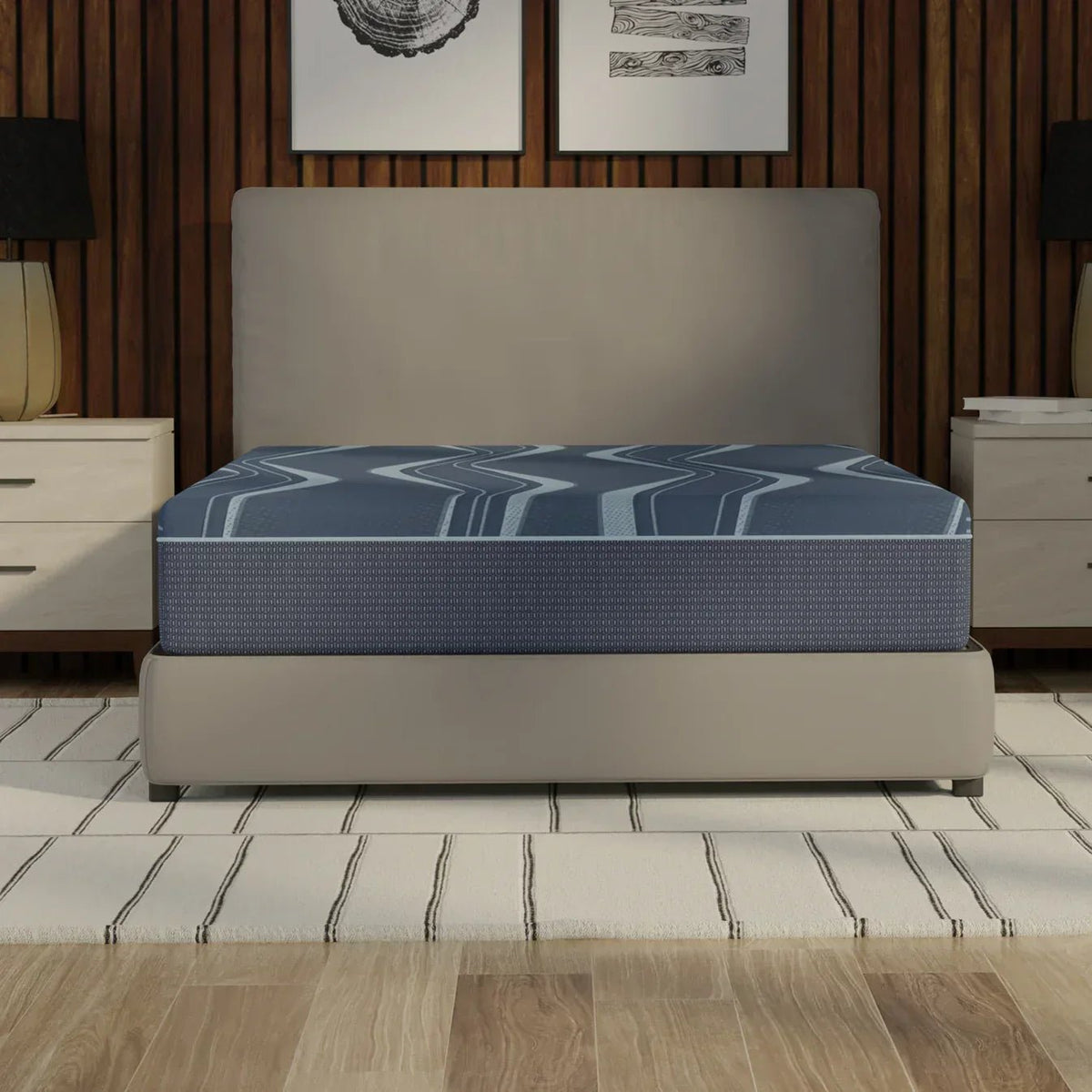 Bedplanet 12” ActiveAlign Copper Gel Mattress – Zoned Support & Sports Recovery - Prioka