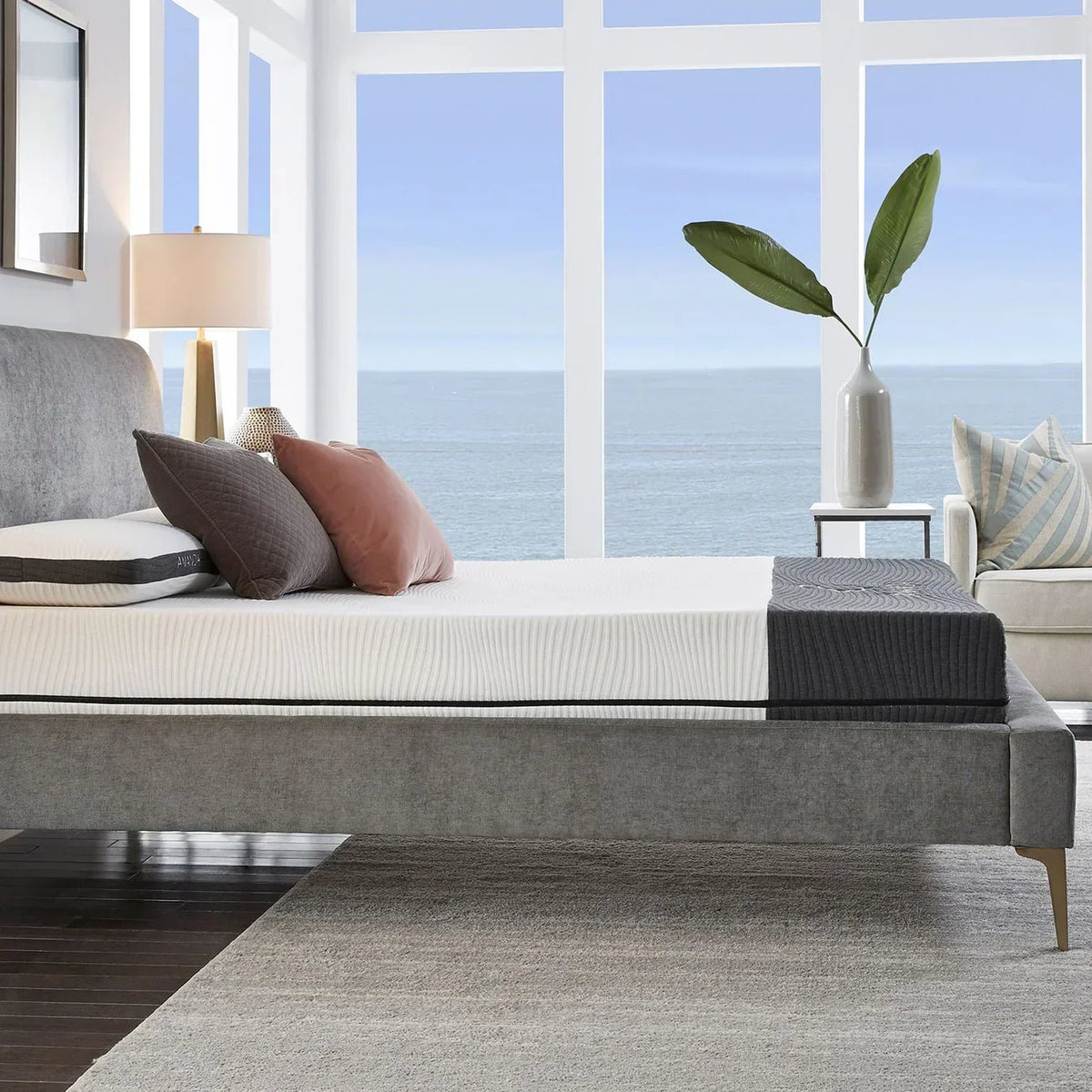 Bedplanet 12" Ananda Pearl & Gel Memory Foam Mattress – Cooling & Edge Support - Prioka