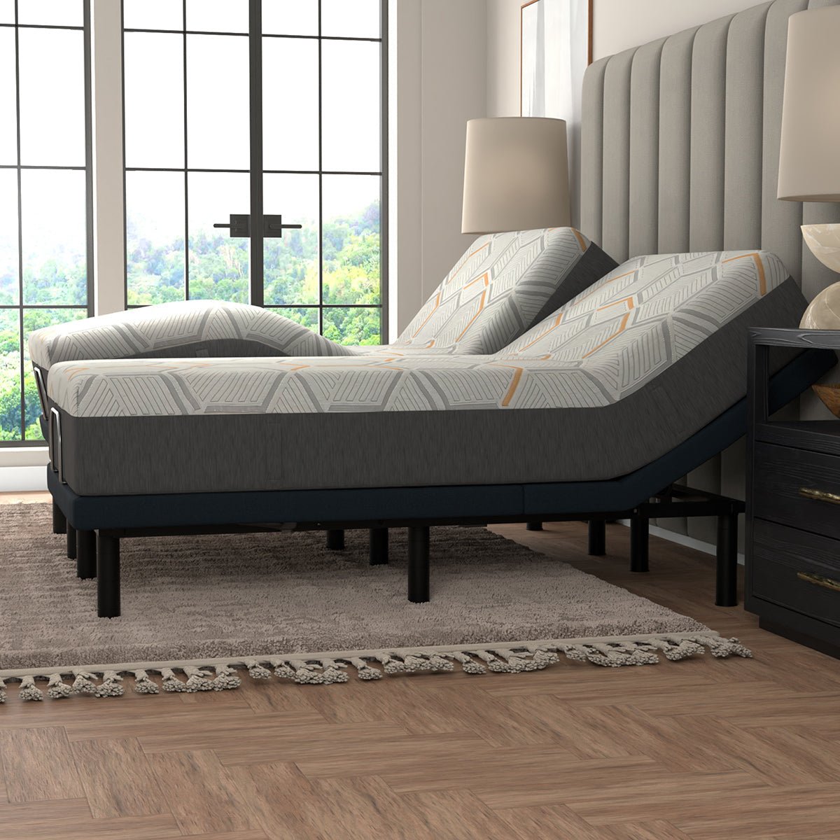 Bedplanet 12" Copper Gel Infused Medium Firm Memory Foam Mattress - Prioka
