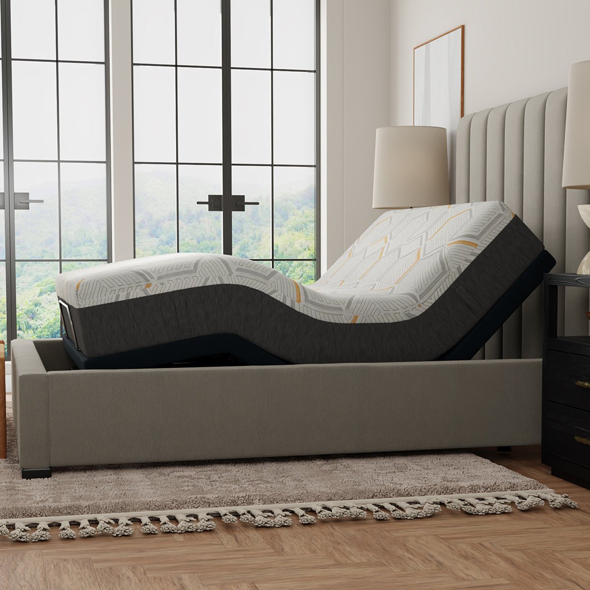 Bedplanet 12" Copper Gel Infused Medium Firm Memory Foam Mattress - Prioka
