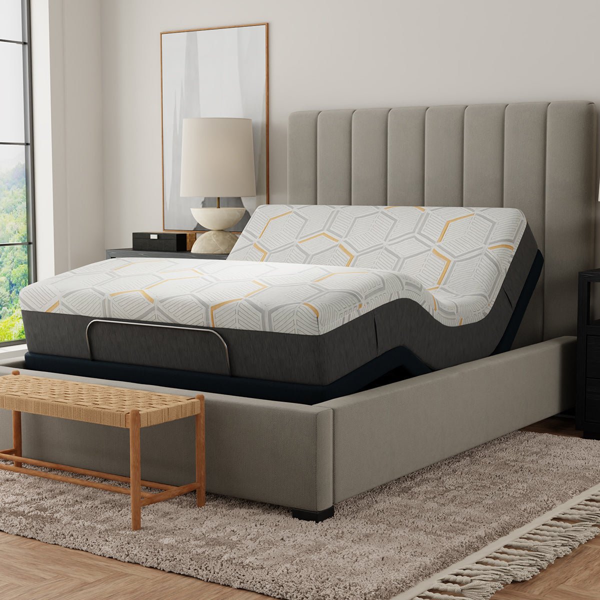 Bedplanet 12" Copper Gel Infused Medium Firm Memory Foam Mattress - Prioka