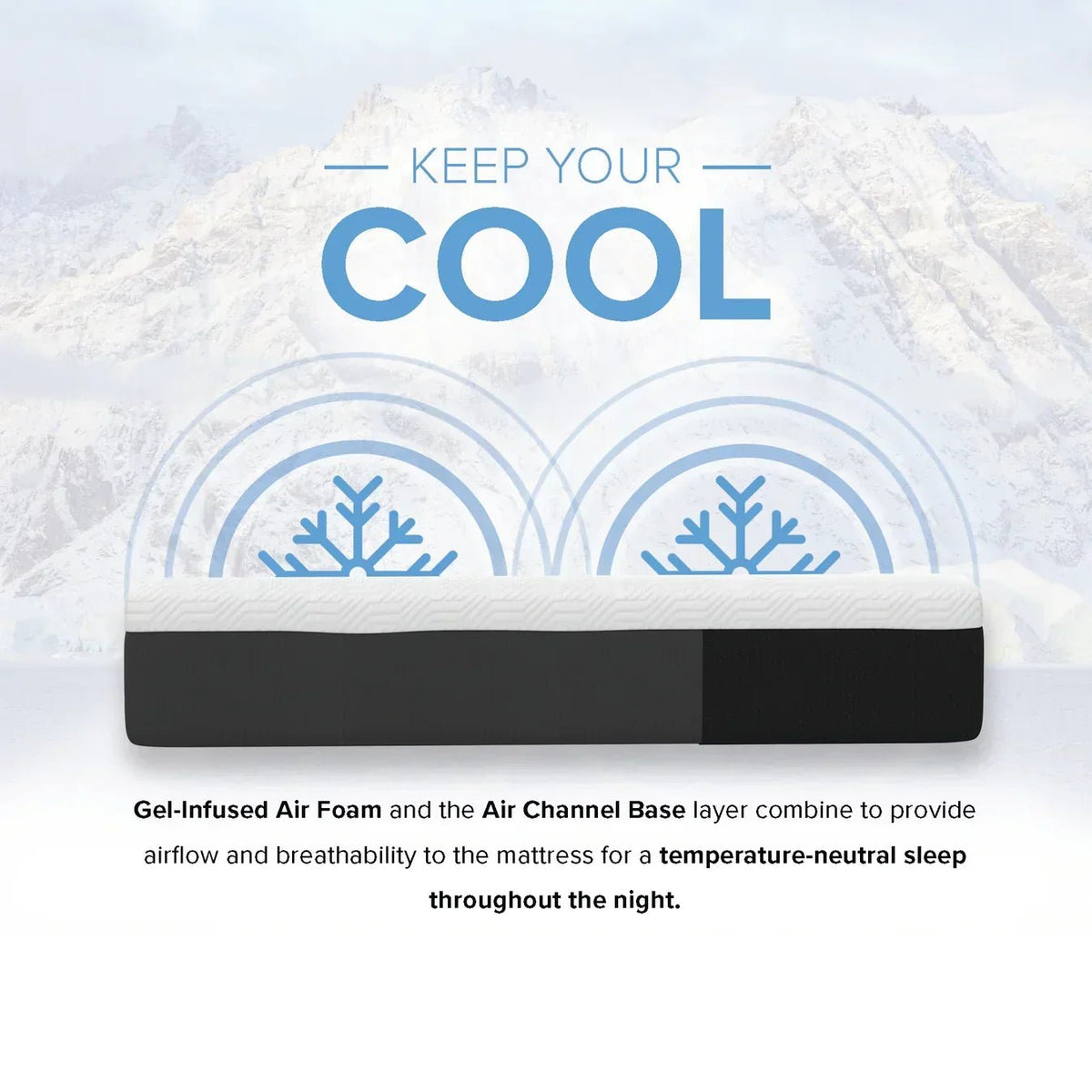 Bedplanet 12” Essentials Gel Memory Foam Mattress – Soft & Cooling (RV Ready) - Prioka