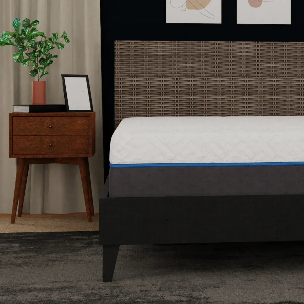Bedplanet 12" Gel Plush Memory Foam Mattress – 7-Layer Cooling & Edge Support - Prioka