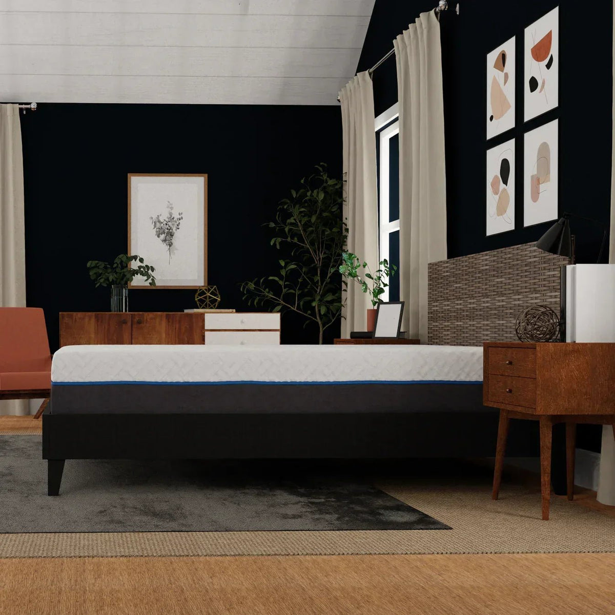Bedplanet 12" Gel Plush Memory Foam Mattress – 7-Layer Cooling & Edge Support - Prioka