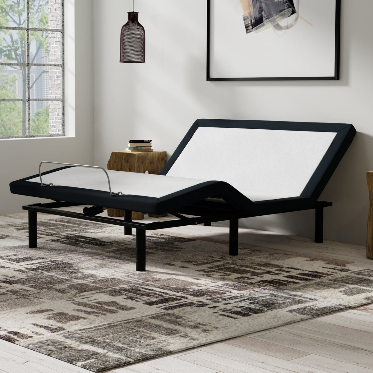 Bedplanet Model P Adjustable Bed with Dual Massage and USB Ports - Prioka