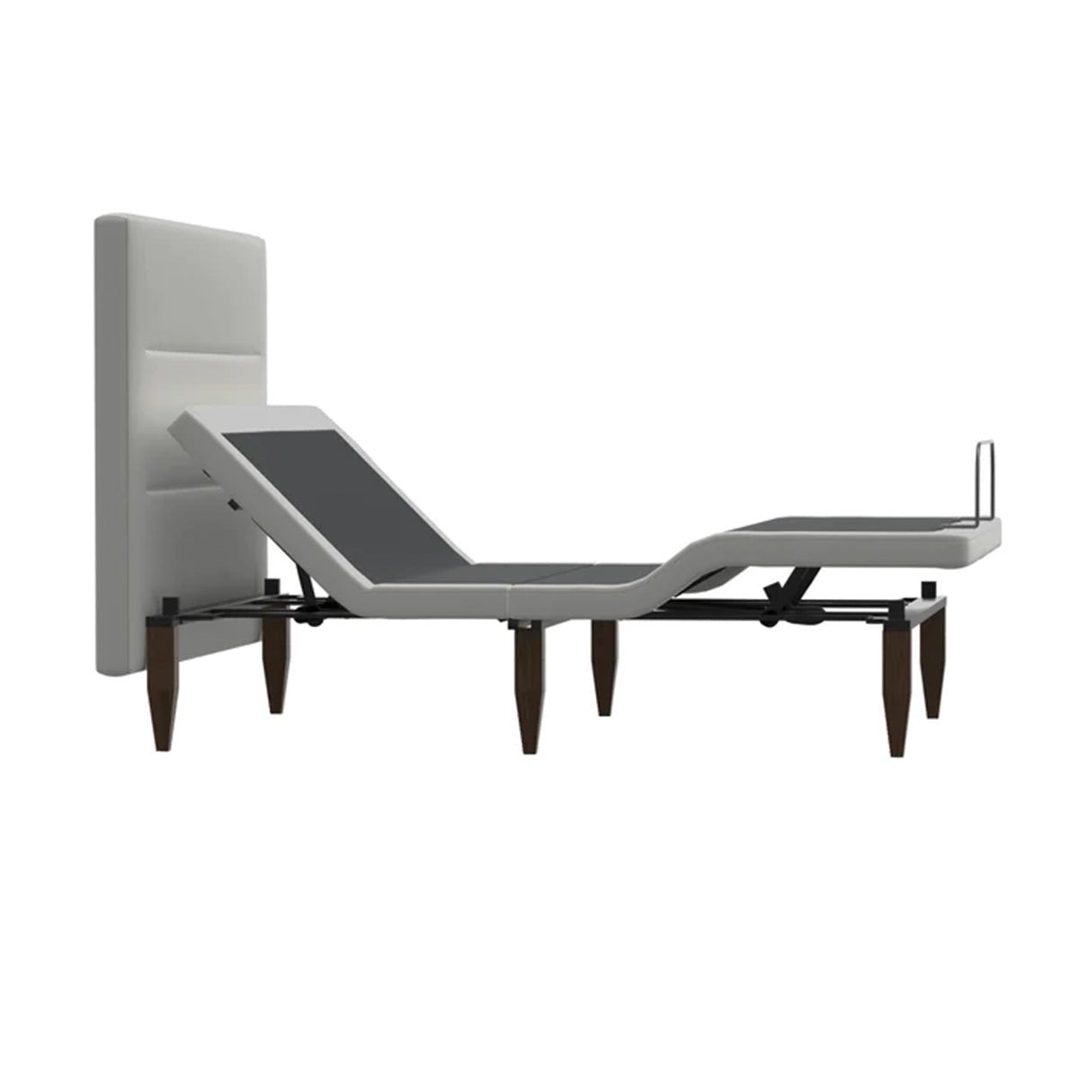 Bedplanet Taylor Adjustable Base with Headboard - Zero-Clearance & Wireless Remote - Prioka