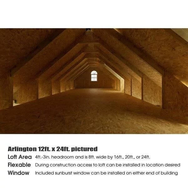 Best barns 12-ft x 20-ft Arlington with Floor Gable Engineered Storage Shed Installation Included - Prioka