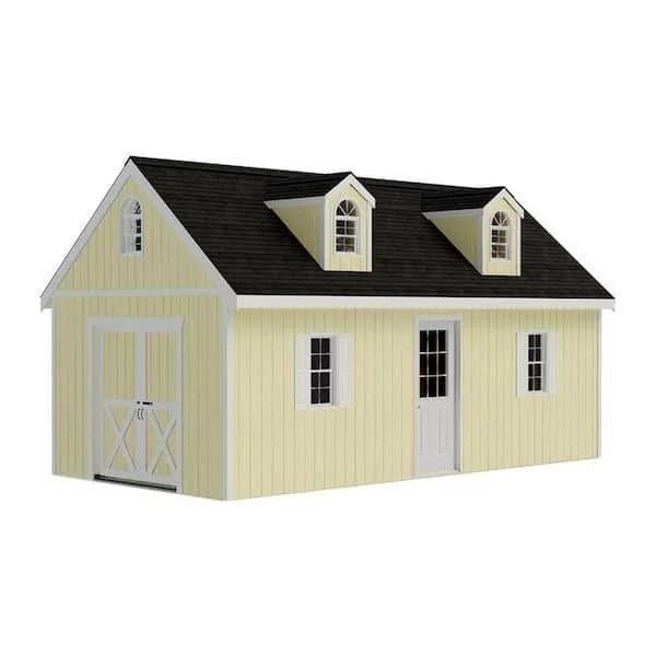 Best barns 12-ft x 20-ft Arlington with Floor Gable Engineered Storage Shed Installation Included - Prioka