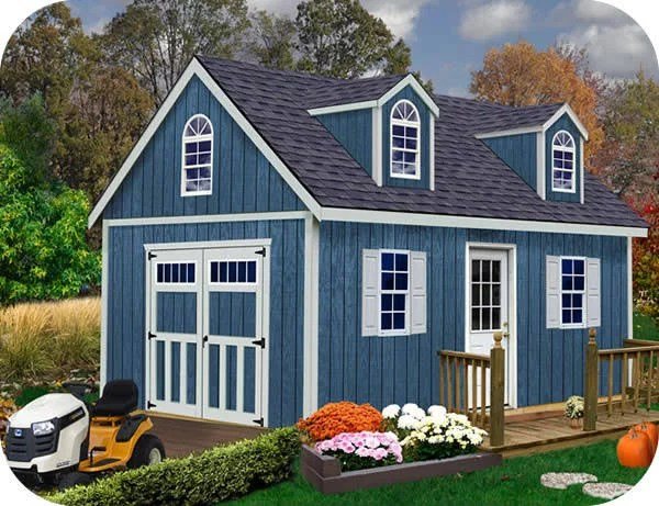 Best Barns Hampton 12 ft × 24 ft Storage Shed - Prioka