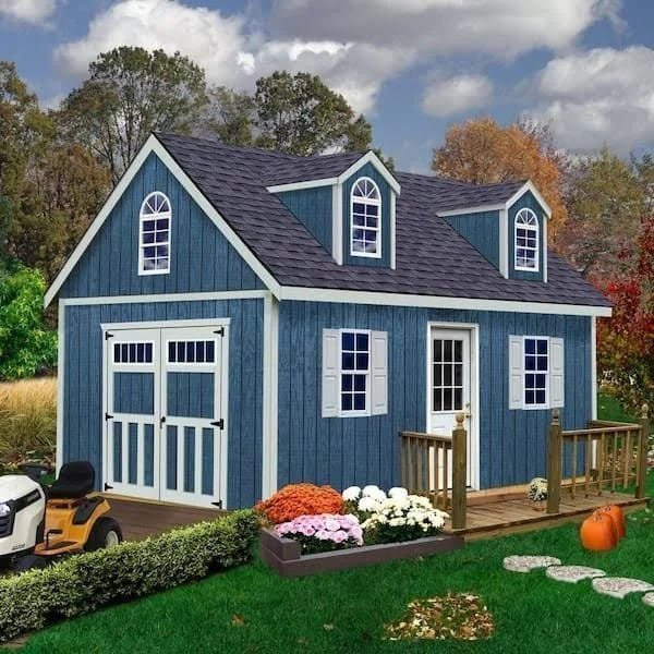 Best barns Hampton 12×16 Wood Storage Shed Kit Installation Included - Prioka