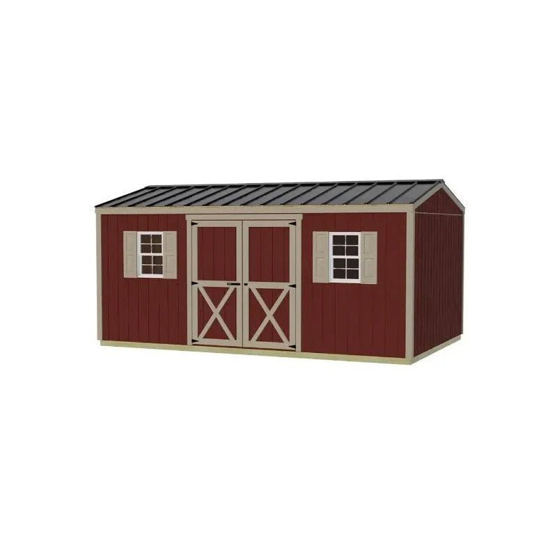 Best Barns Handmade Haven 10×12 Wood Shed Kit – Gable Roof, Eave Doosr (HHAVDE12) - Prioka