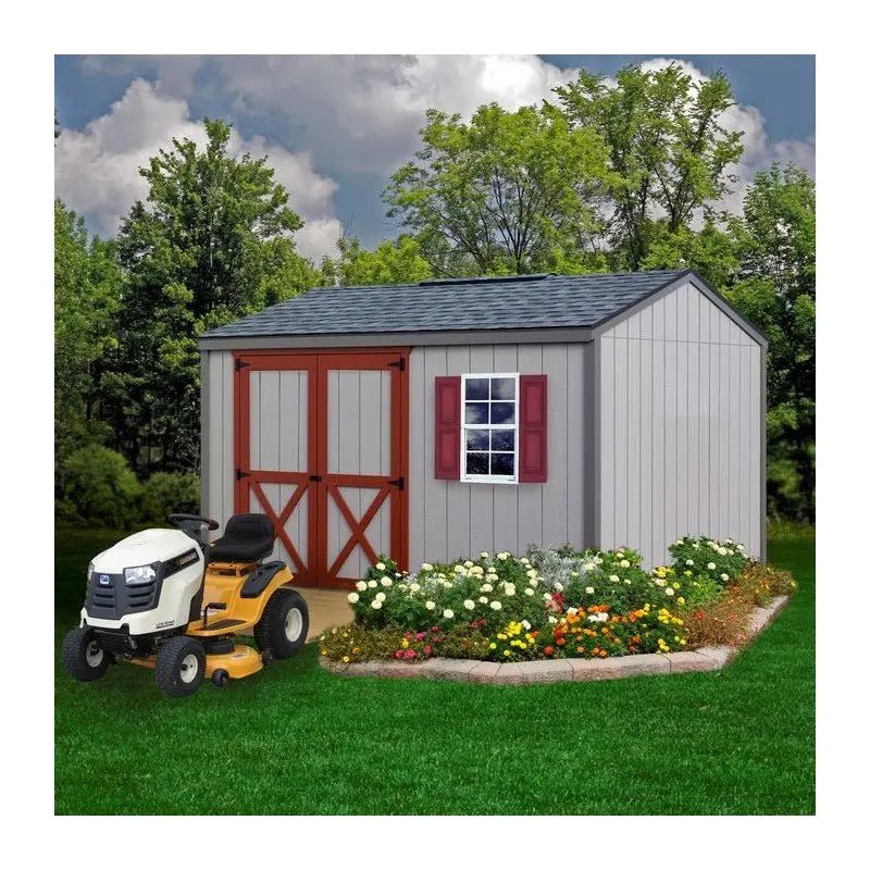 Best Barns Handmade Haven 10×12 Wood Shed Kit – Gable Roof, Eave Doosr (HHAVDE12) - Prioka