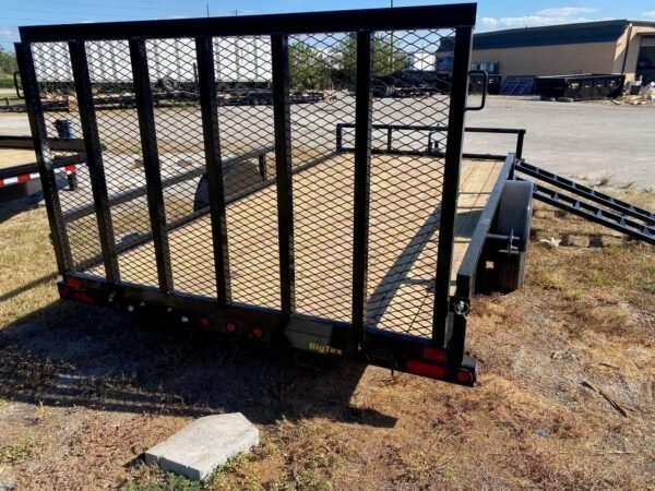 Big Tex 35SA-14BKRSX Single Axle ATV Trailer 83″x14′ Black - Prioka