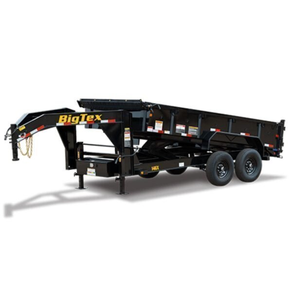Big Tex Heavy Duty Tandem Axle Gooseneck Dump Trailer | 14GX - Prioka