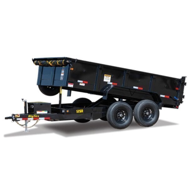 Big Tex Pro Series Tandem Axle Single Ram Dump Trailer | 12SR-12XLBK6SIR - Prioka