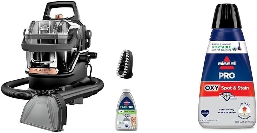 BISSELL Little Green HydroSteam 3618 Portable Carpet & Upholstery Cleaner - Prioka