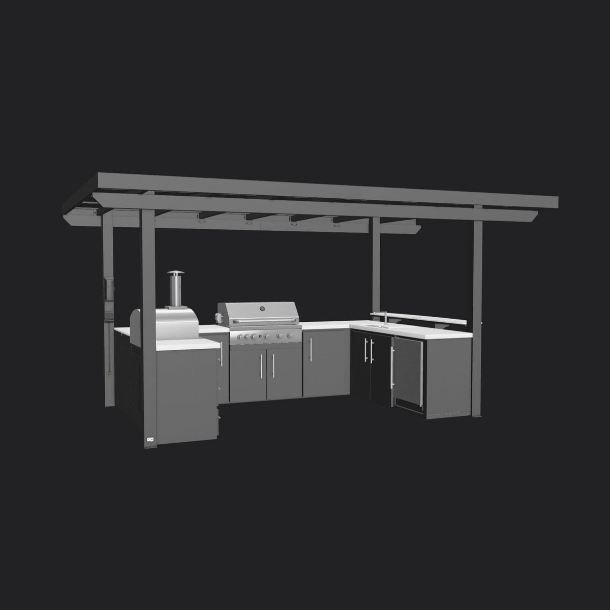Edgemont Bay Outdoor Kitchen