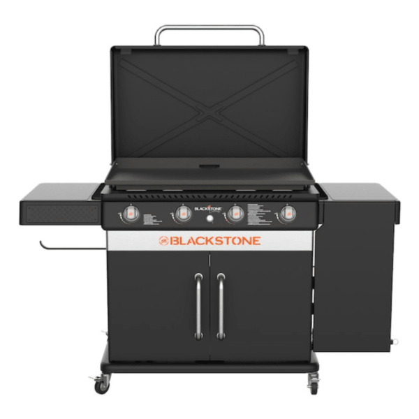 Blackstone 36-in Culinary Cabinet Griddle with Side Table: Versatile Outdoor Cooking in Stainless Steel - Prioka