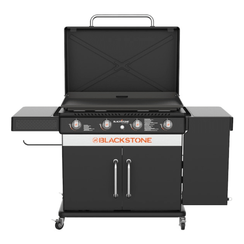 Blackstone 36-in Culinary Cabinet Griddle with Side Table: Versatile Outdoor Cooking in Stainless Steel - Prioka