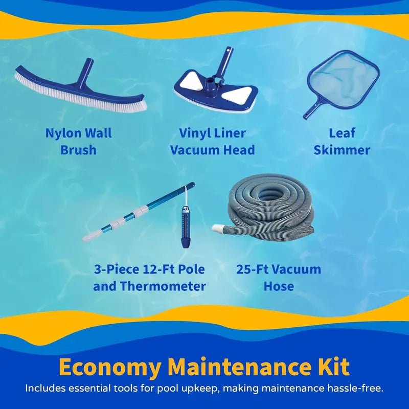 Blue Wave Belize 15′ Round Above Ground Pools - Prioka