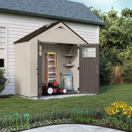 Suncast BMS8400D “4 x 8” Tremont Storage Shed
