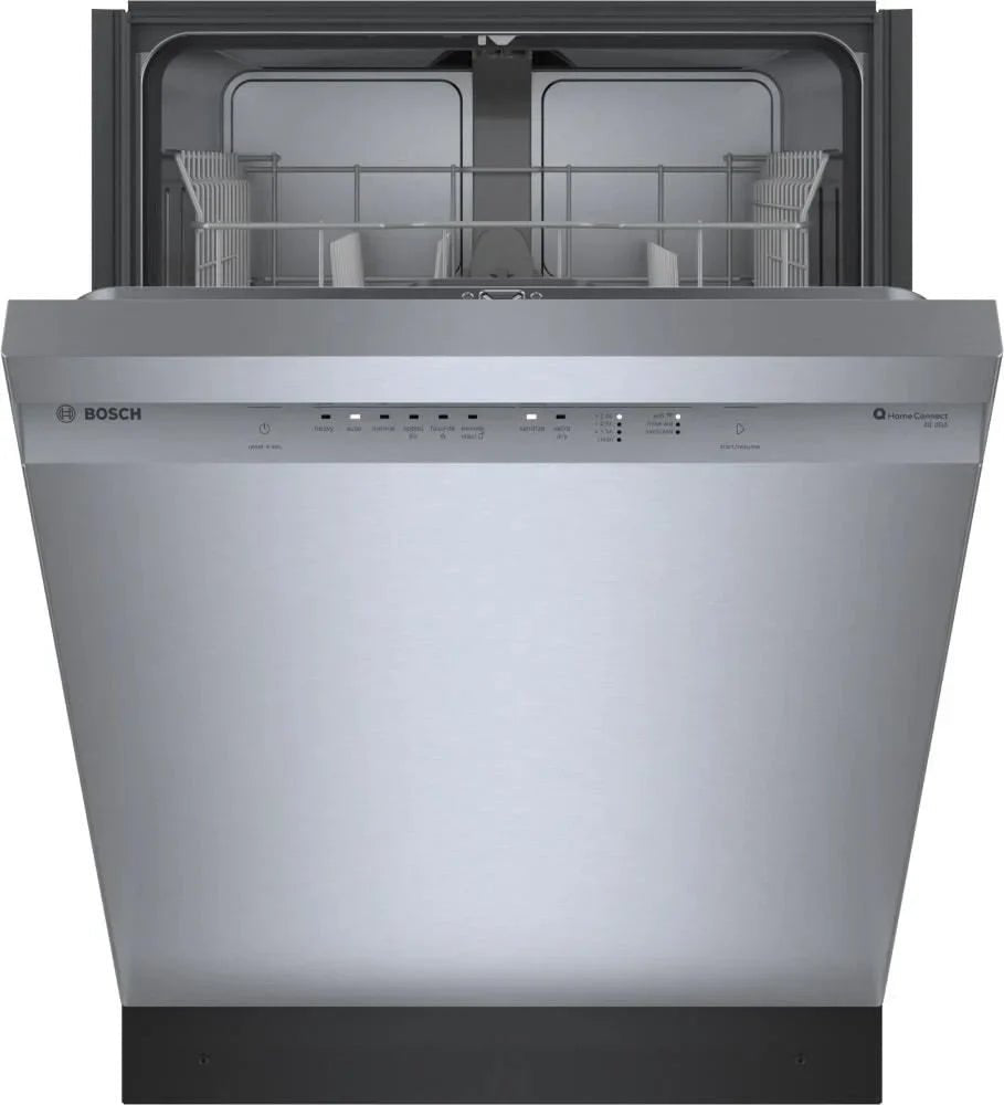 Bosch SHE41CM5N 300 Series 24″ Dishwashers 48 db – Recessed Handle, Stainless Steels - Prioka