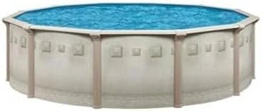Brazil Premium 27′ x 52″ Round Above Ground Swimming Pool Packages - Prioka