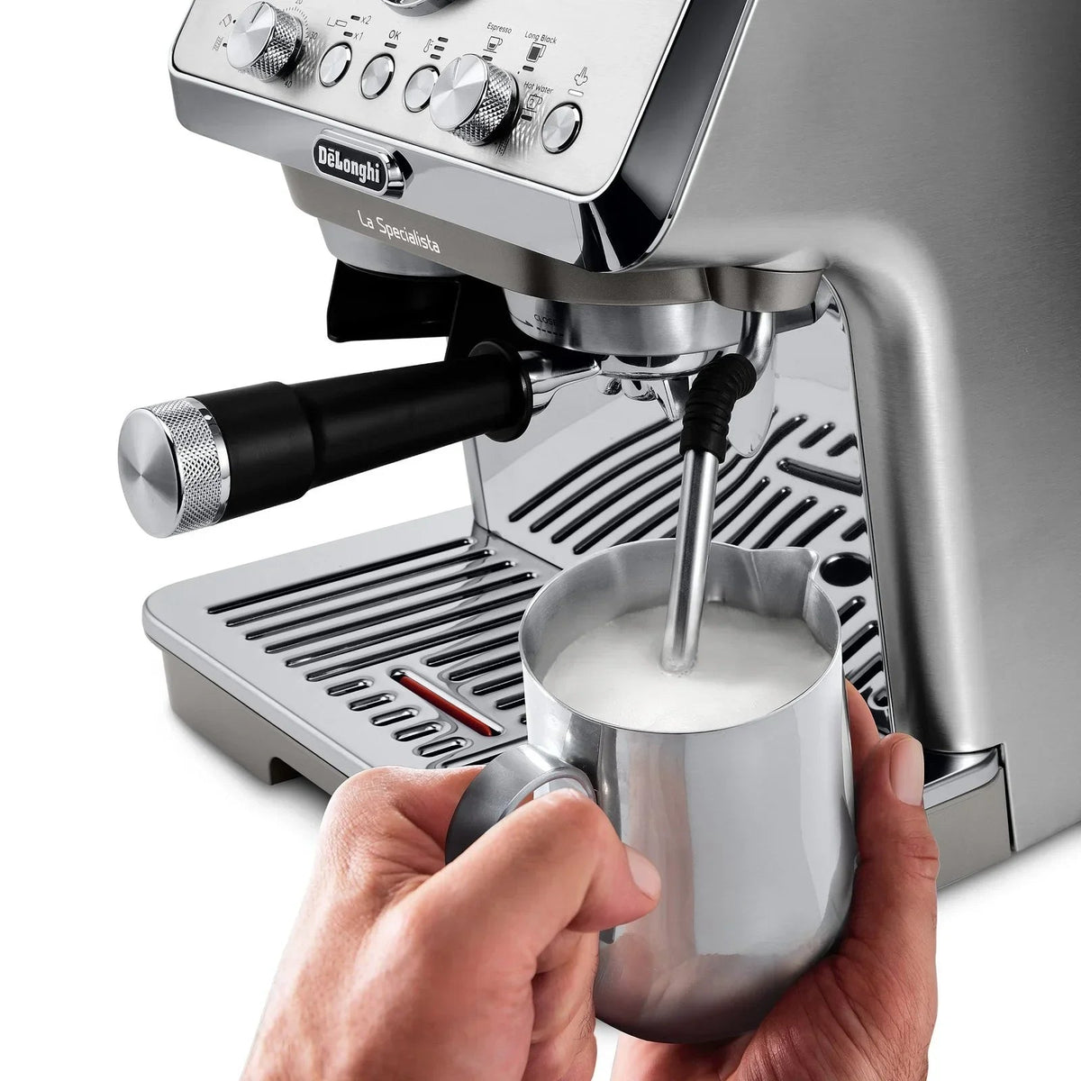 Breville Barista Express Espresso Machines BES870XL, Brushed Stainless Steel - Prioka