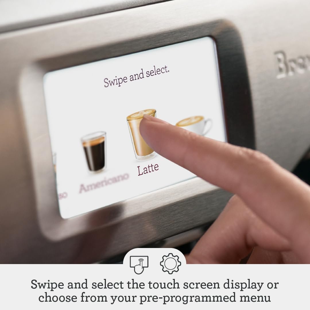 Breville Barista Touch Espresso Machine BES880BSS, Brushed Stainless Steel - Prioka