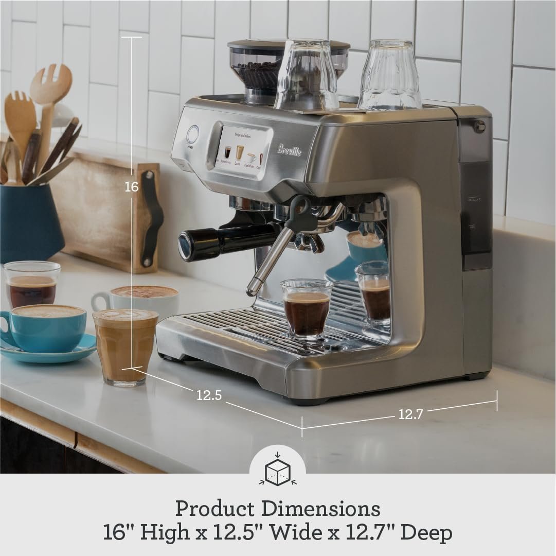 Breville Barista Touch Espresso Machine BES880BSS, Brushed Stainless Steel - Prioka