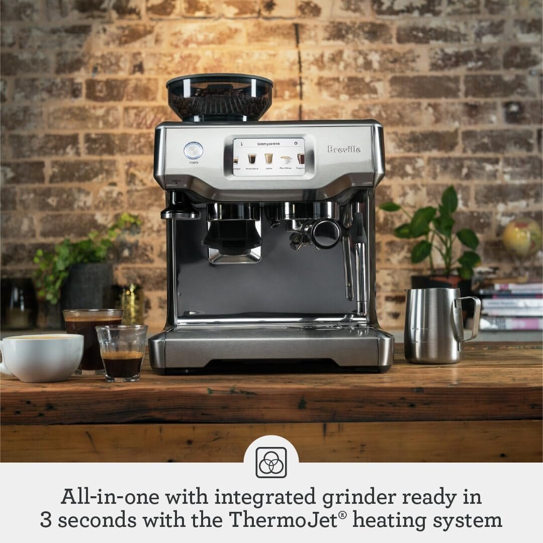 Breville Barista Touch Espresso Machine BES880BSS, Brushed Stainless Steel - Prioka
