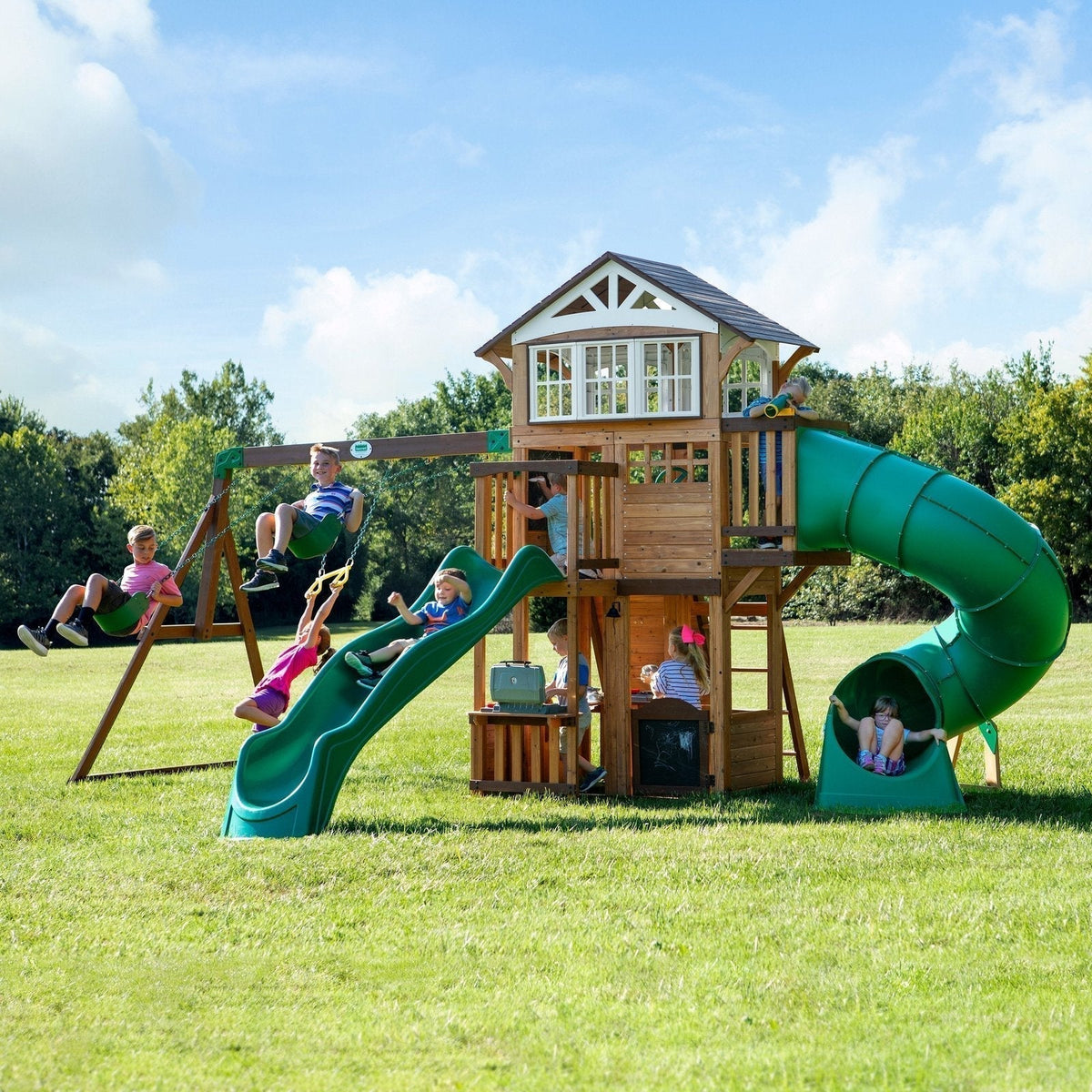 Bristol Point Swing Set - Prioka