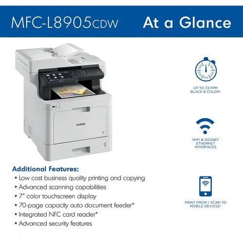 Brother MFC-L8905CDW Wireless Color Laser Printers - Prioka
