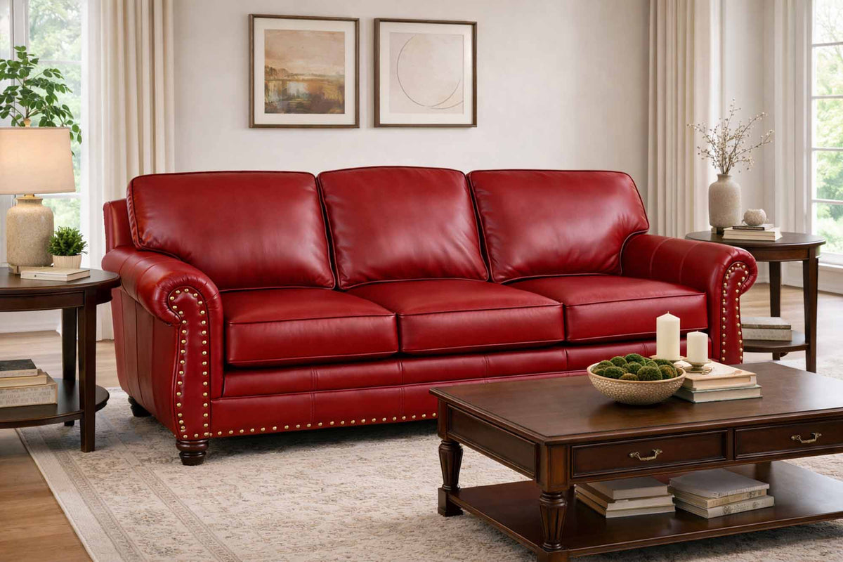 Brynn Leather Sofa - Prioka