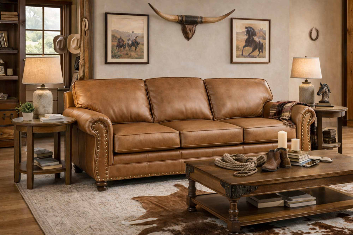 Brynn Leather Sofa - Prioka