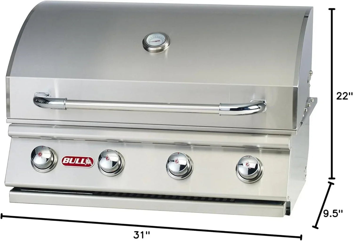 Bull Outlaw 30 inch 4 Burner Built in Natural Gas Grill - Prioka