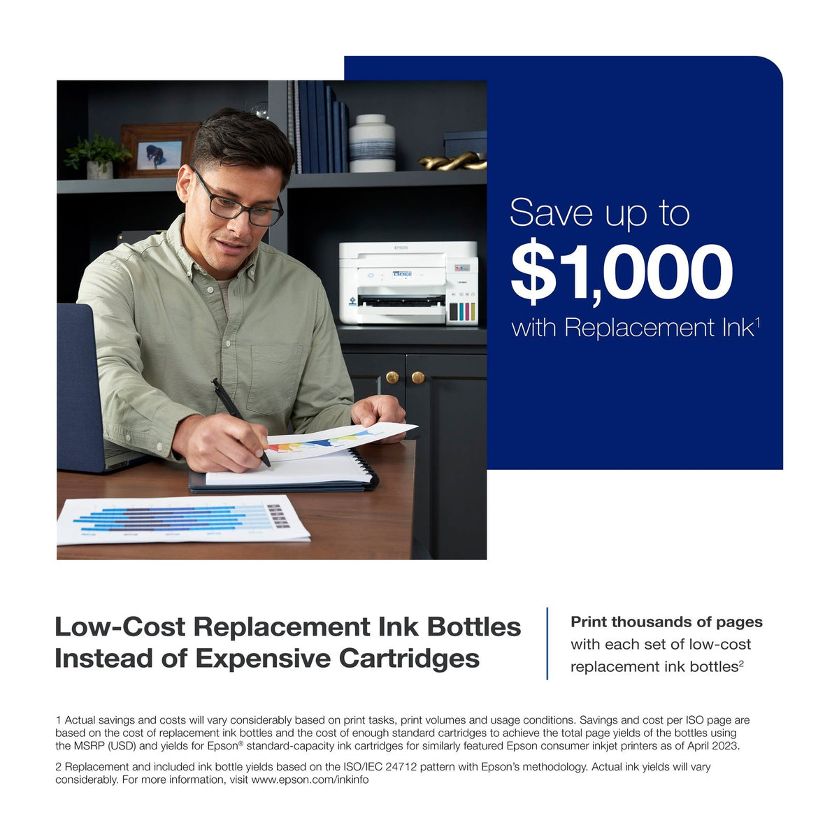 Epson EcoTank ET-4850 All-in-One Cartridge-Free Supertank Printer