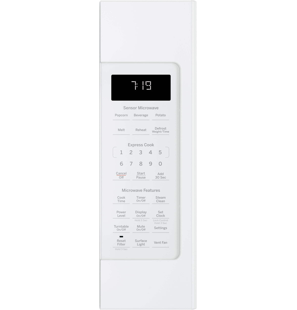GE – 1.9 Cu. Ft. Over-the-Range Microwave with Sensor Cooking and Steam Cleaning – White