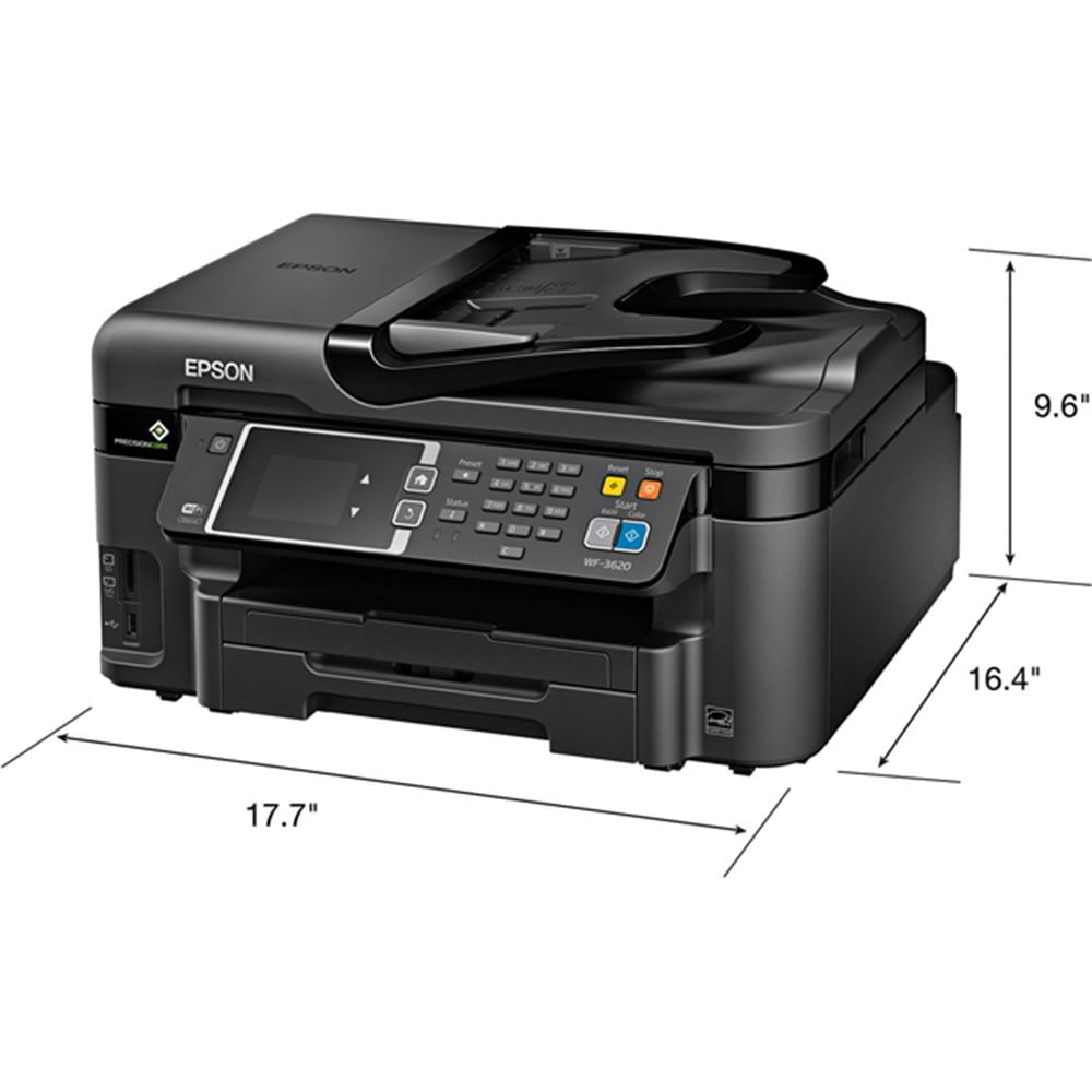 Epson Workforce WF-3620 Color Inkjet All-in-One Printer