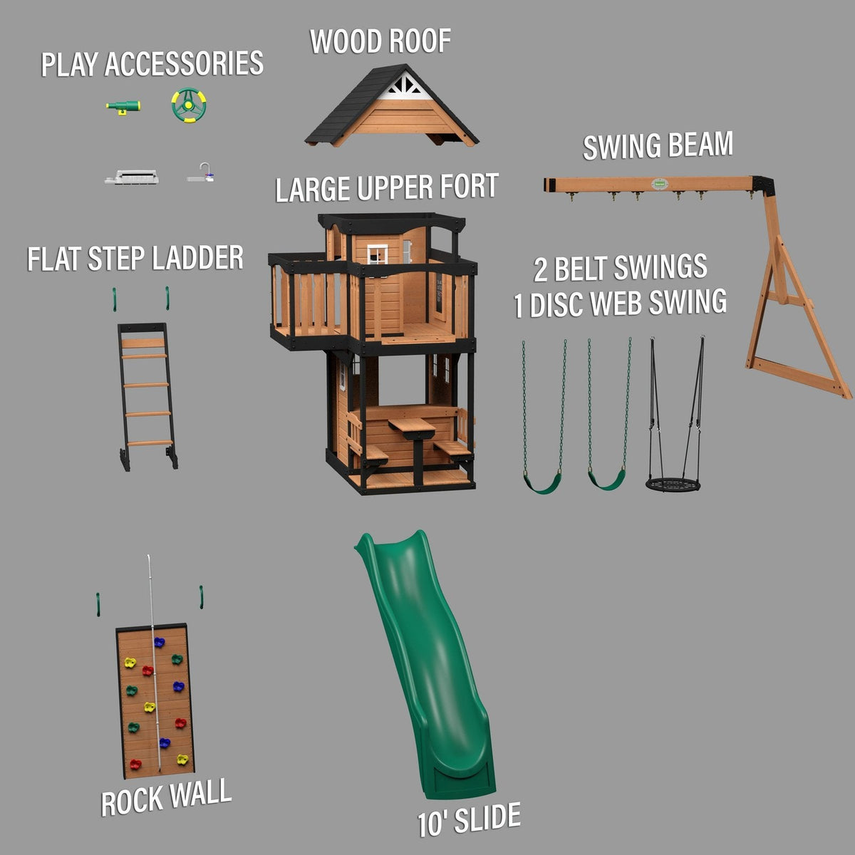 Canyon Creek Swing Set - Prioka