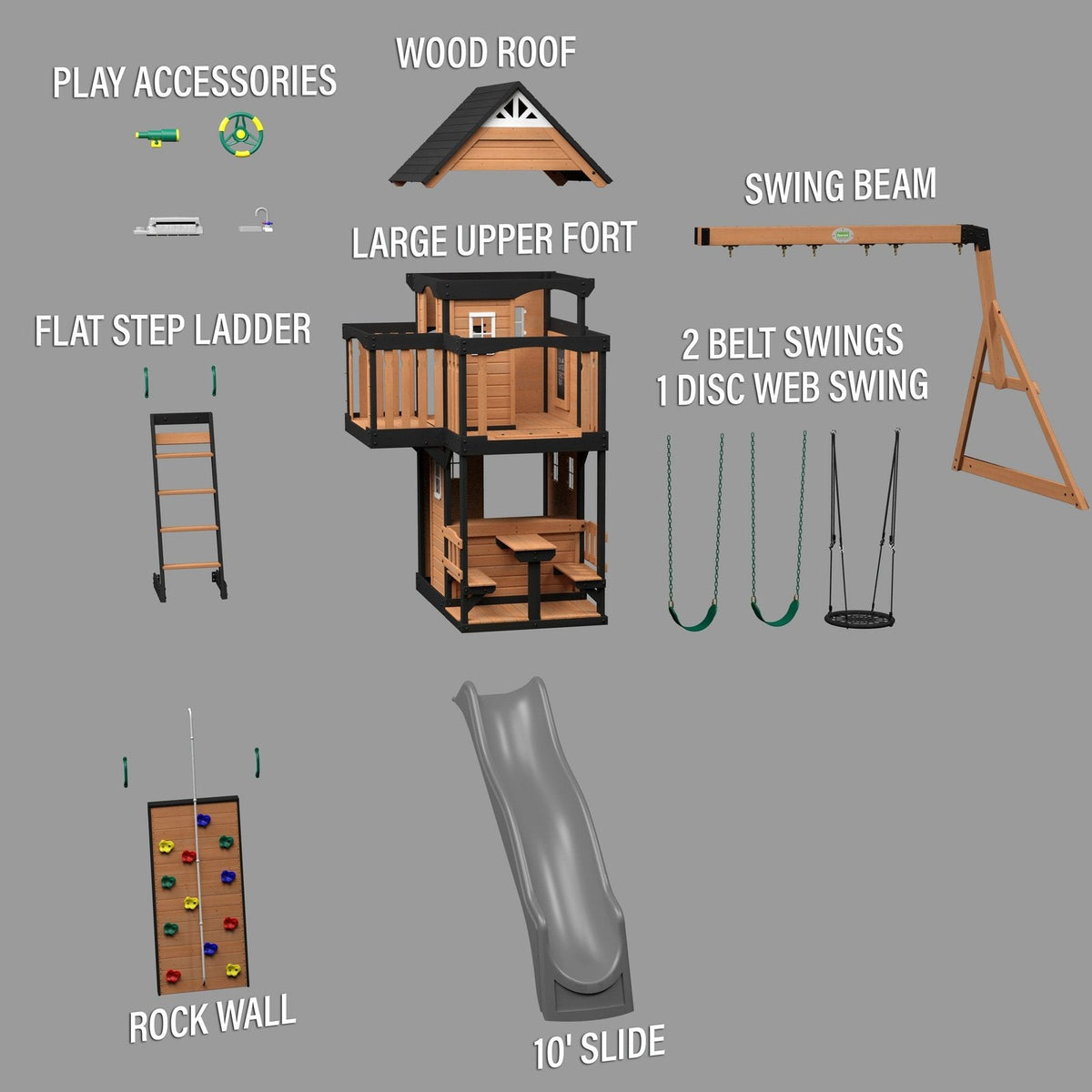 Canyon Creek Swing Set - Prioka
