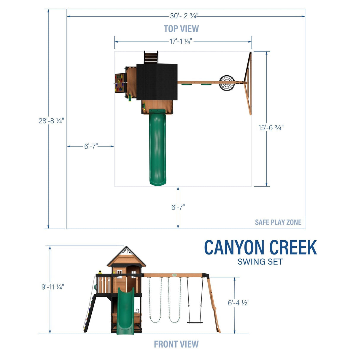Canyon Creek Swing Set - Prioka