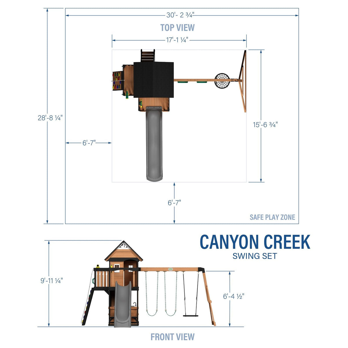 Canyon Creek Swing Set - Prioka