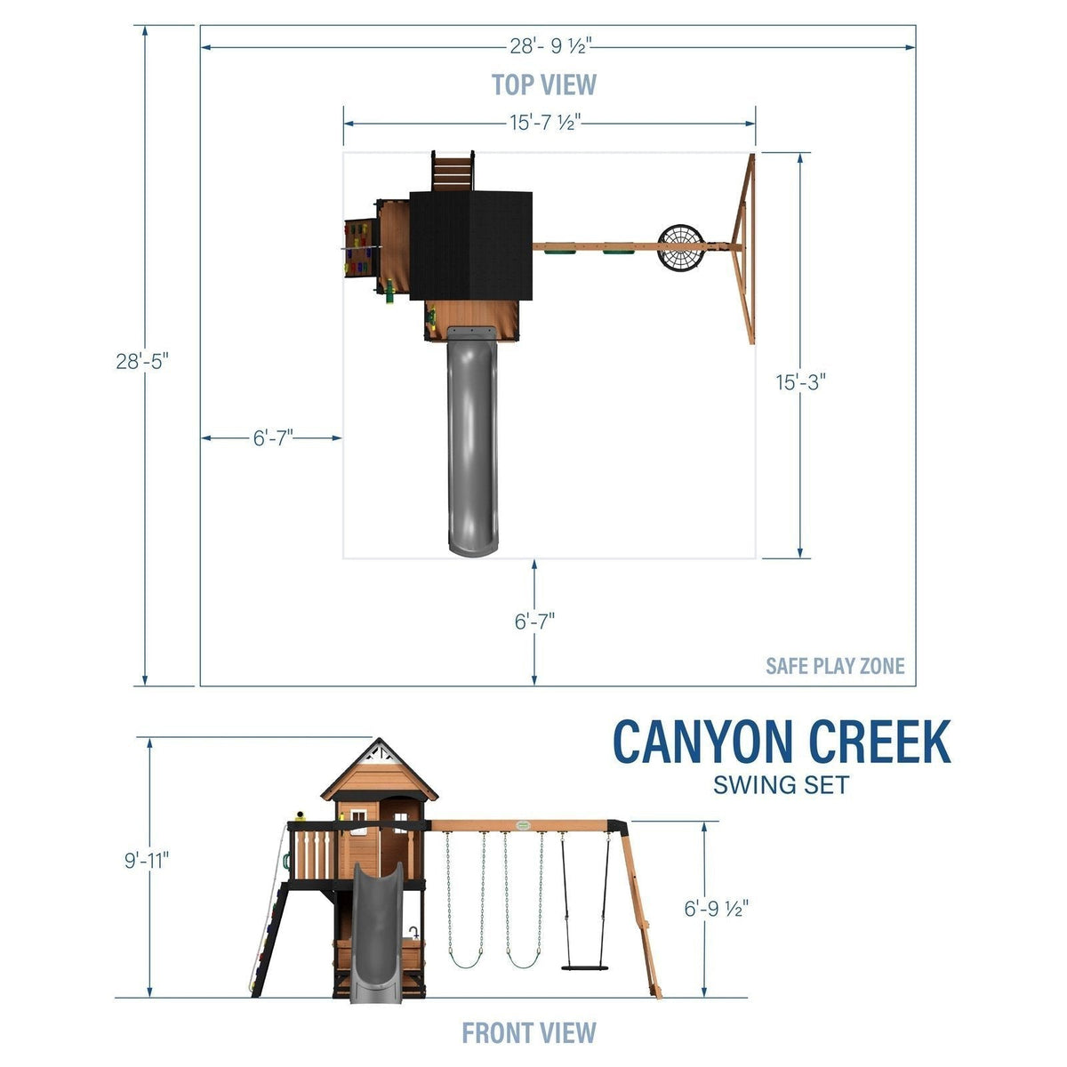 Canyon Creek Swing Set - Prioka